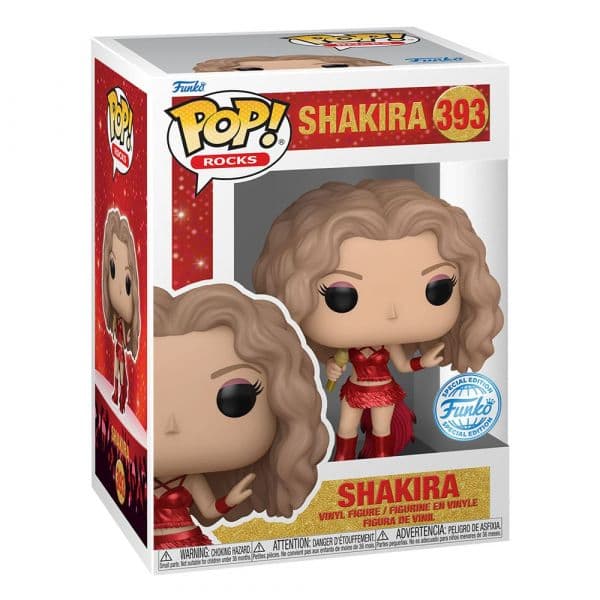 Funko POP! Rocks - Shakira (Super Bowl) (Metallic) #393