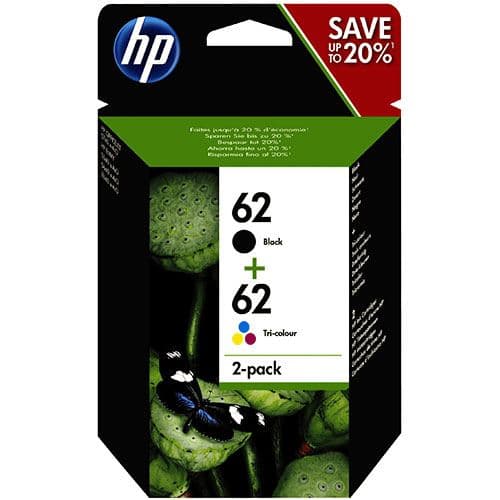 Pack Tinteiros HP Nº62 - N9J71AE