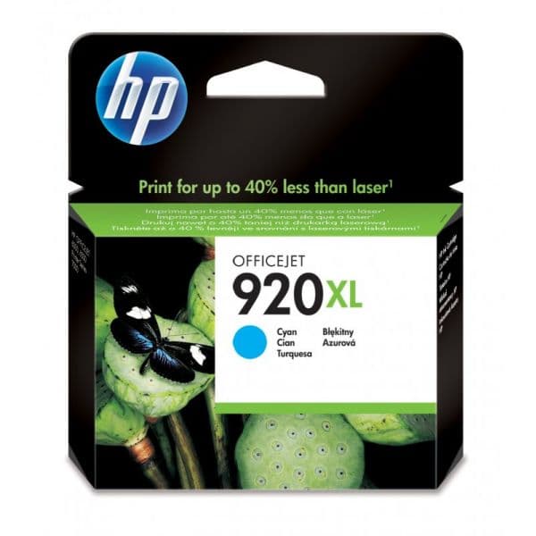 Tinteiro HP 920XL CD972A Cyan