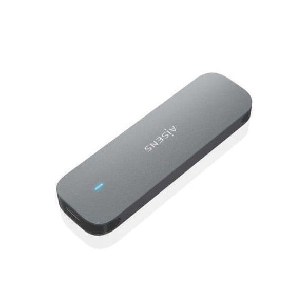 Aisens Caixa Externa Caixa Externa USB 3.1 para M.2 SATA Alumínio Cinzenta