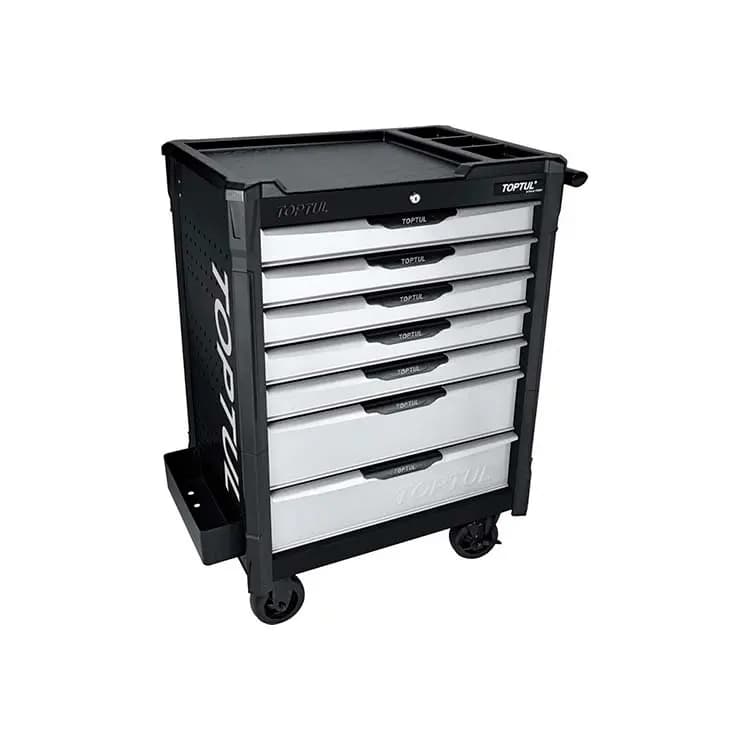 Carro de Ferramentas Completo Pro Bumper c/7 Gavetas (208 Peças) Toptul GE-20824