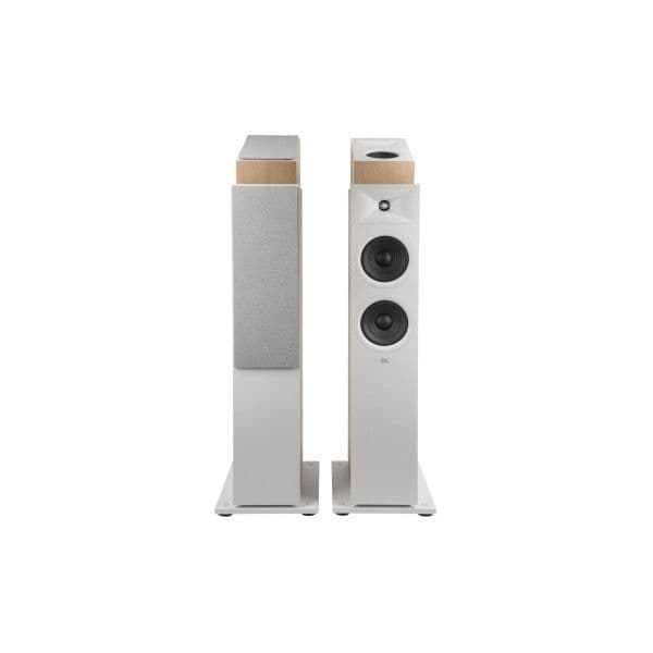 JBL Stage 260F Colunas de Chão 225W Creme Latte Carvalho Natural