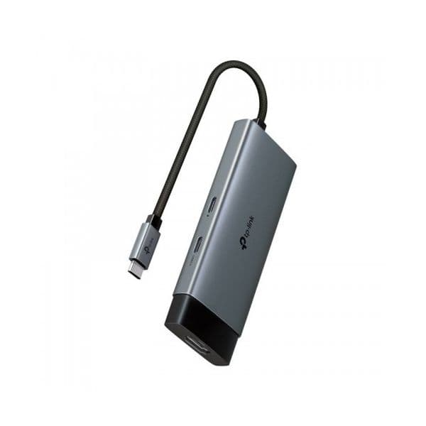 TP-Link Hub Type-C 2 Portas USB3.0 + 2 Portas Type-C + HDMI Cinza - UH5020C