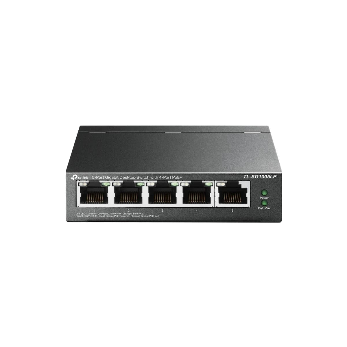 TP-Link TL-SG1005LP switch de rede Não-gerido Gigabit Ethernet (10/100/1000) Power over Ethernet (PoE) Preto