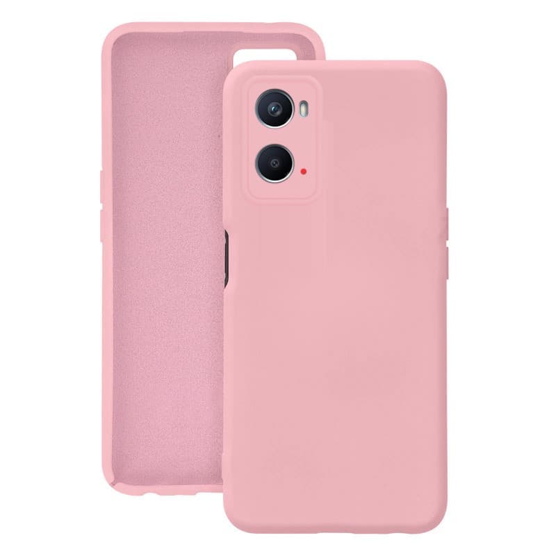 Capa Silicone Líquido 3D Oppo A57/ A57S/ A77 Pink
