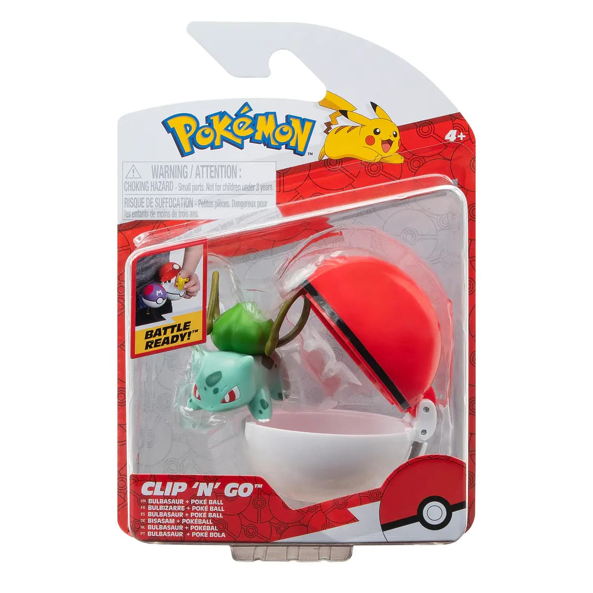 Pokémon Clip 'N' Go - Bulbasaur + Poké Ball