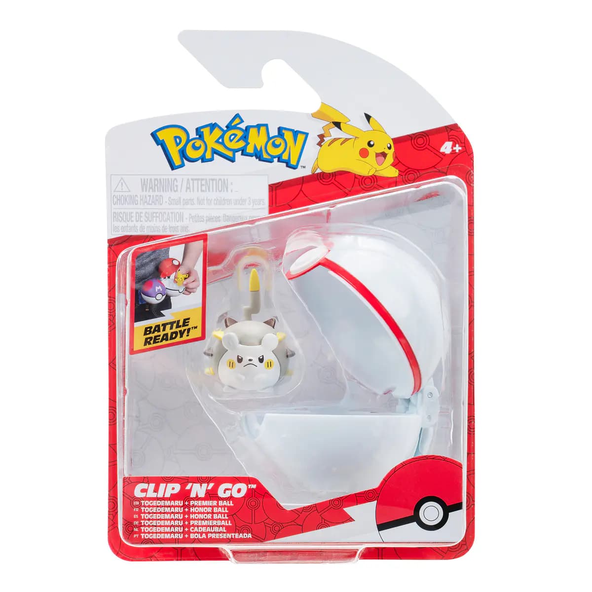 Pokémon Clip 'N' Go - Togedemaru + Premier Ball