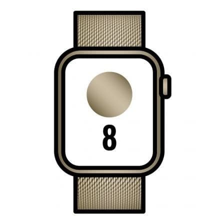 APPLE WATCH SERIES 8 GPS CELLULAR 45MM CAJA DE ACERO INOXIDABLE O