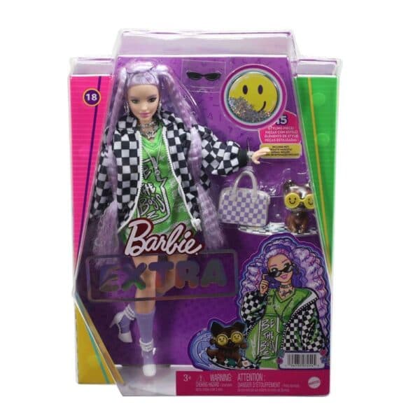 Barbie Extra Casco de Corrida C/ Mascote