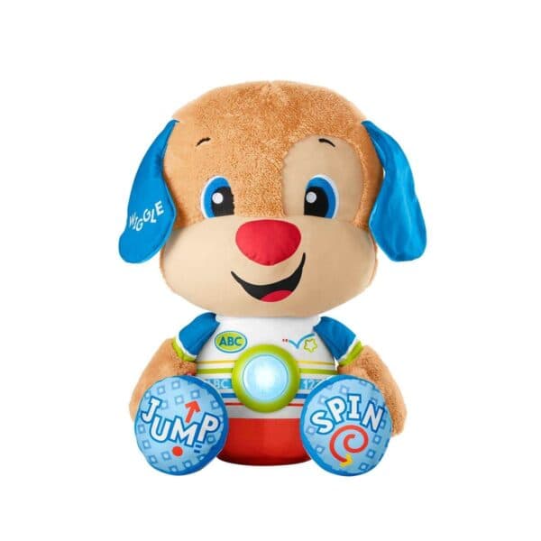 Fisher-Price Aprender e Brincar Cãozinho Peluche Grande - HJF32