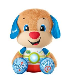Fisher-Price Aprender e Brincar Cãozinho Peluche Grande - HJF32