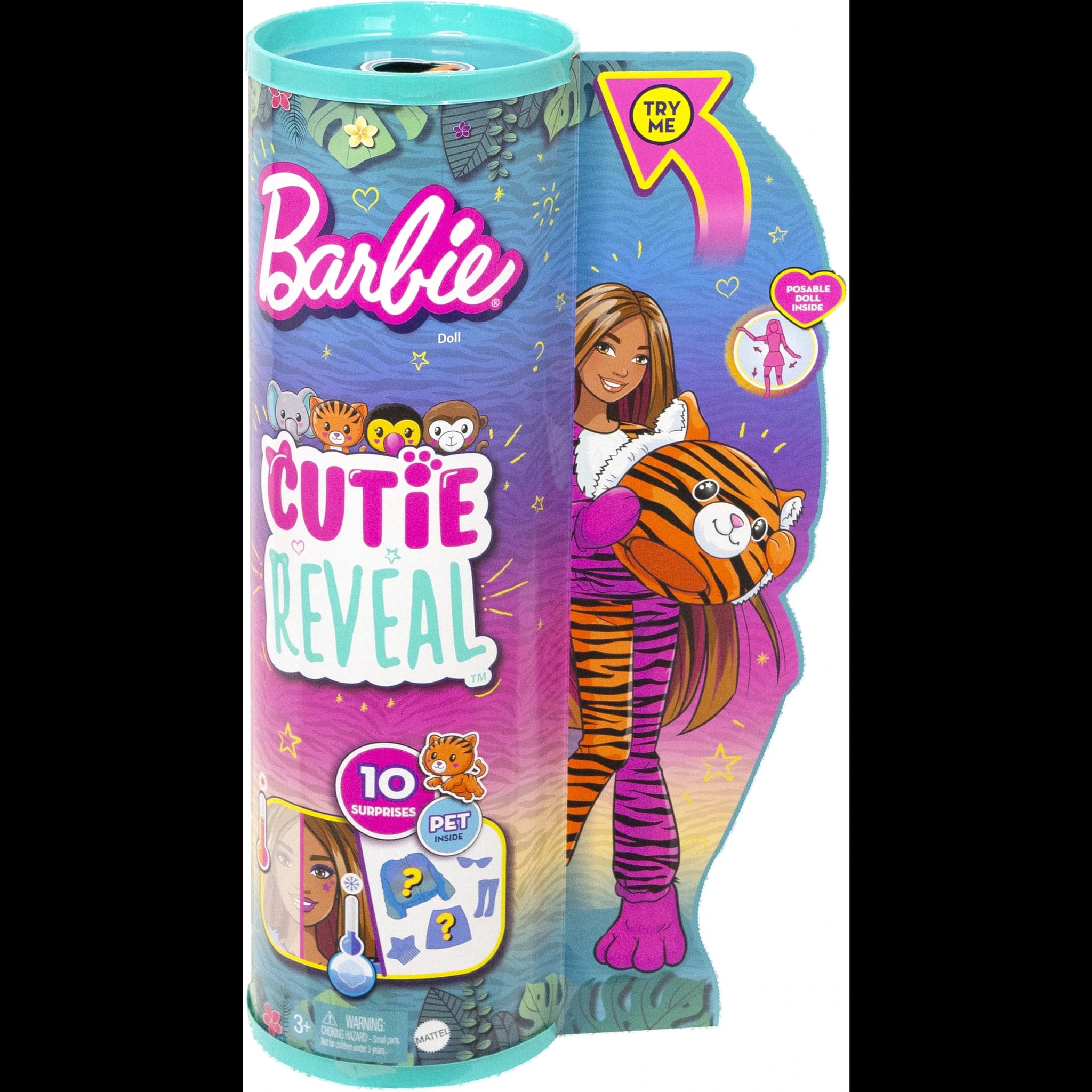 Mattel - Barbie Cutie Reveal Tigre 3+