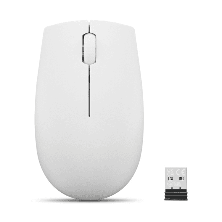 Lenovo 300 Compact Wireless Branco - GY51L15677