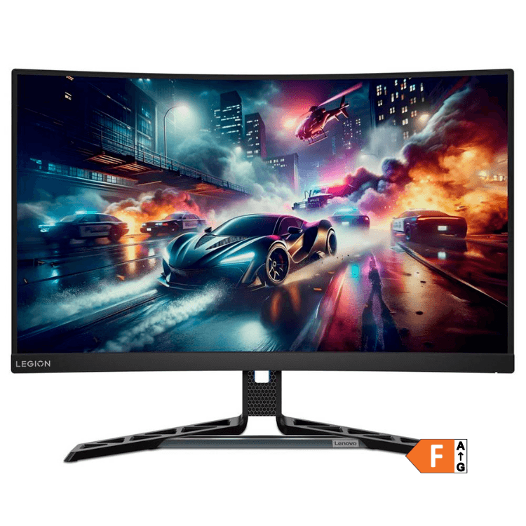 Monitor Lenovo Legion R27qc-30 27" QHD VA 180Hz Curvo com FreeSync e Altifalantes Preto
