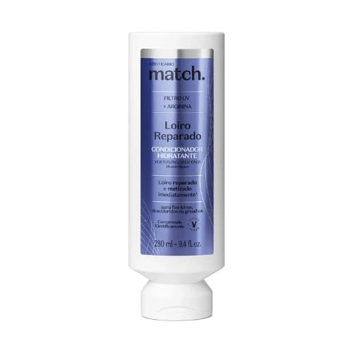 Condicionador Hidratante Match Loiro Reparado, 280ml - Mabeauty