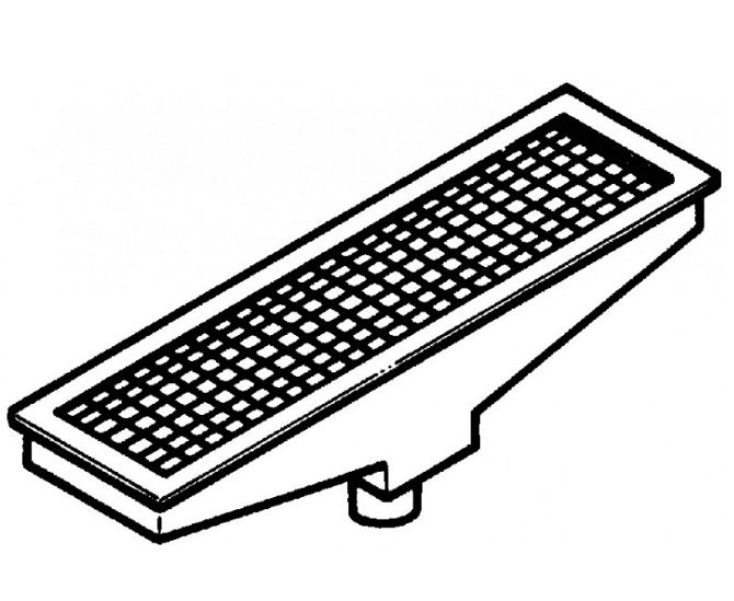 Pia Com Sifão Vertical Inox 80 Cm