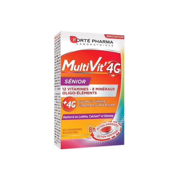 Forté Pharma Multivit 4G Senior 30 Comprimidos