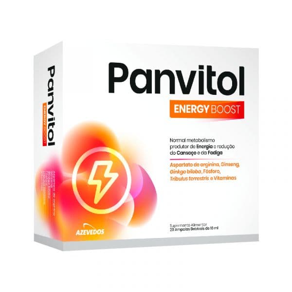 Panvitol Energy Boost 20 Ampolas