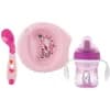 CHICCO CONJUNTO PAPA COLHER + COPO + PRATOS 2 UNIDADE(S) 6M+ ROSA