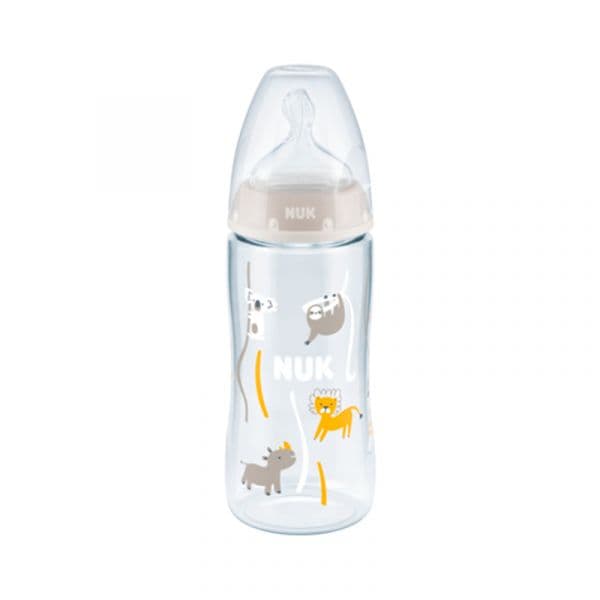 Nuk Biberão First Choice+ Flow Control 6-18m Cinza 300ml