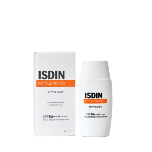 Protetor Solar Isdin FotoUltra 100 Active Unify sem Cor SPF50+ 50ml