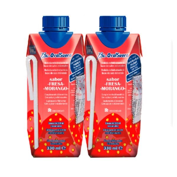 Bi-OralSuero Solução Oral Morango 2x330ml