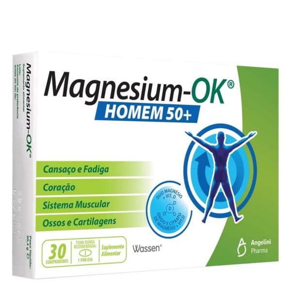 Angelini Magnesium OK Homem 50+ 30 Comprimidos