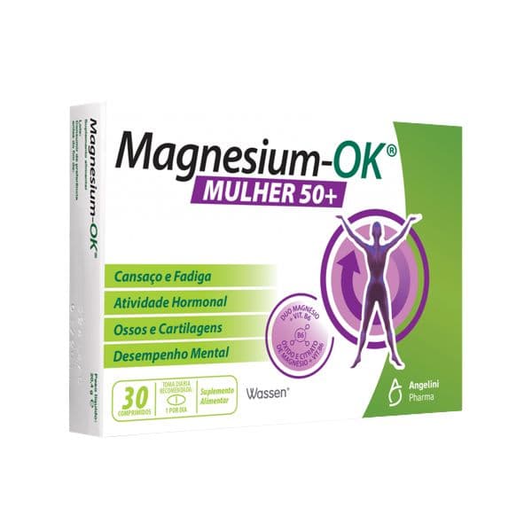 Angelini Magnesium OK Mulher 50+ 30 Comprimidos