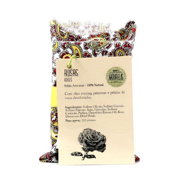 Naturelis Sabonete Artesanal 100% Natural Rosas 110g
