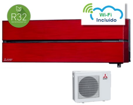 Ar Condicionado Mitsubishi MSZ-LN25VGR + MUZ-LN25VG