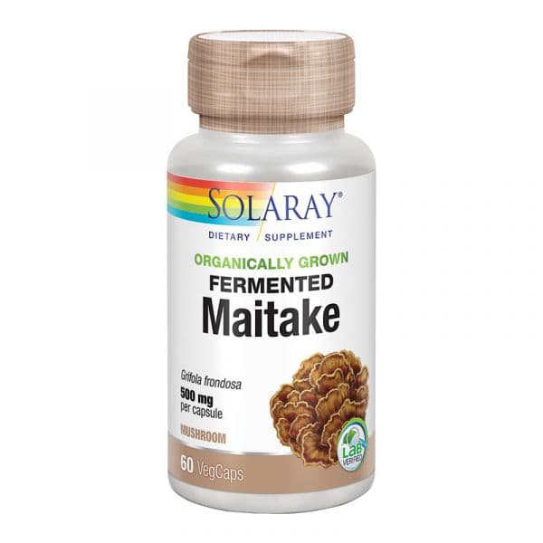 Solaray Maitake 500mg 60 Cápsulas Vegetais