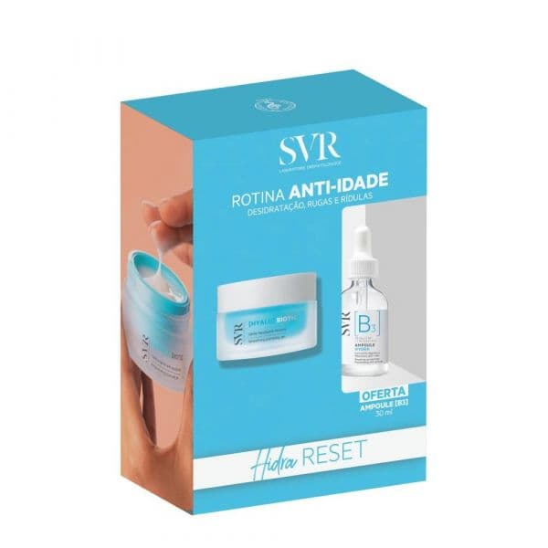 SVR Hyalu Biotic Gel de Preenchimento Suavizante 50ml + Ampoule B3 30ml Coffret