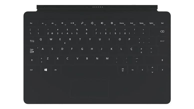 Microsoft Capa Tátil Surface RT / 2 / Pro 2 - Type Cover (Preto) PT