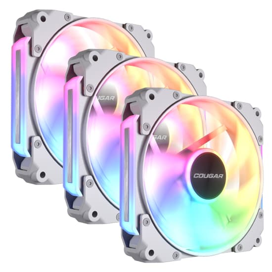 COUGAR Gaming CF-APR12HB3-RGB Caixa de computador Arrefecimento a ar 12 cm Preto 3 unidade(s)