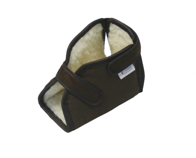 Calcanheira Anti escaras lã Natural slim
