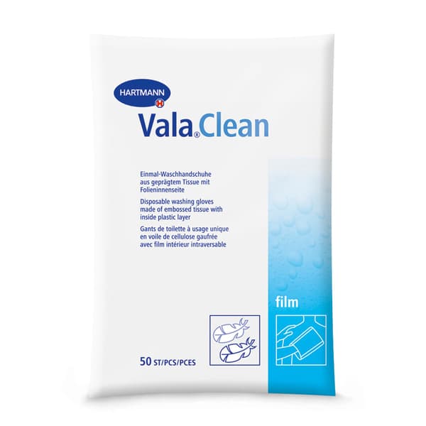 ValaClean film luva banho x50