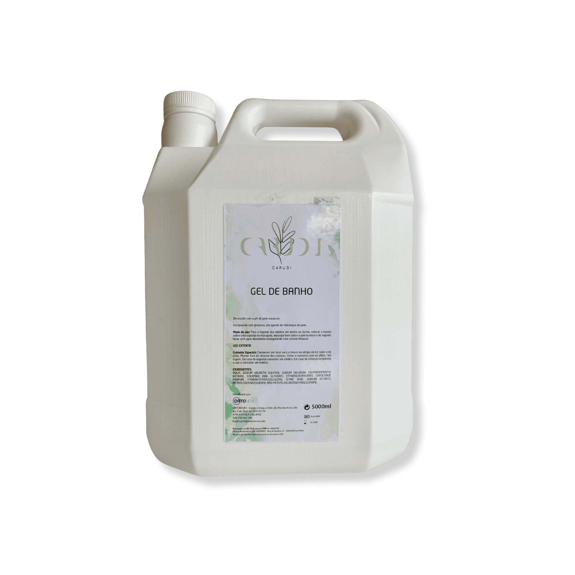 Gel banho 5lts carudi