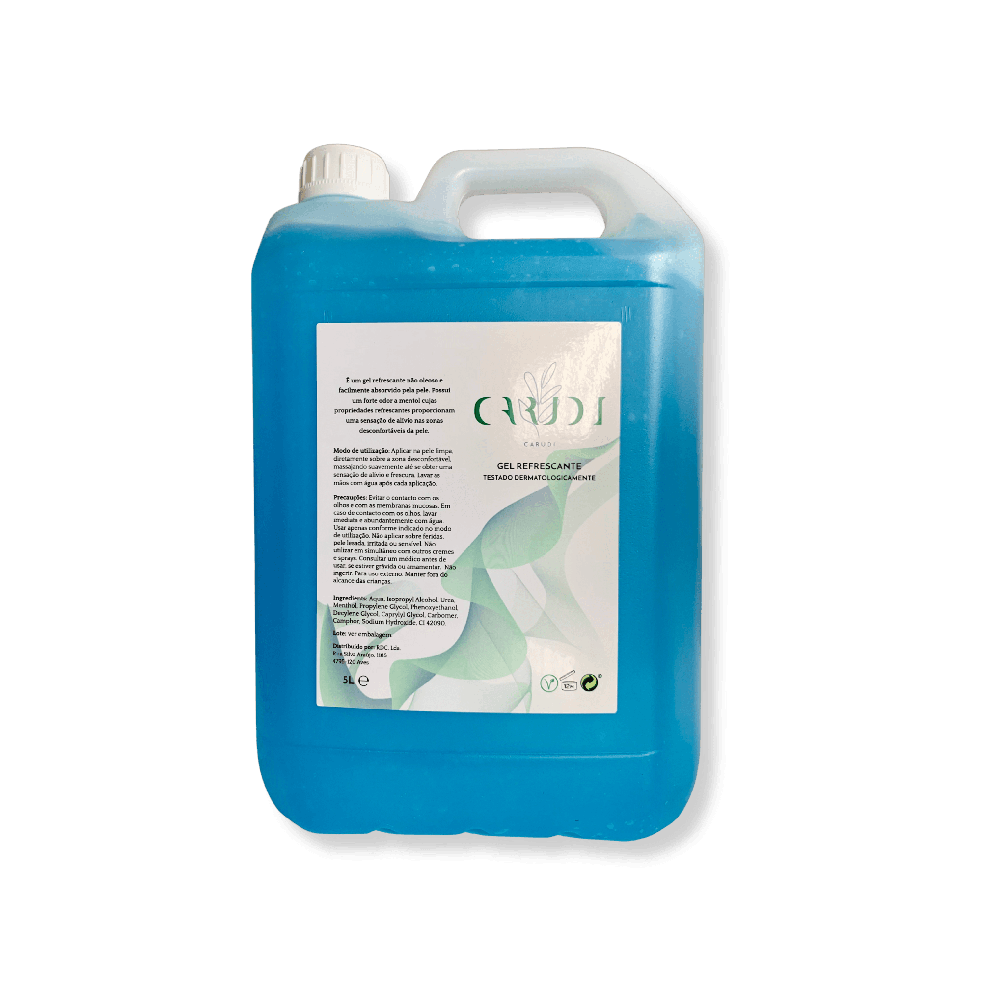 Gel refrescante 5lt CARUDI
