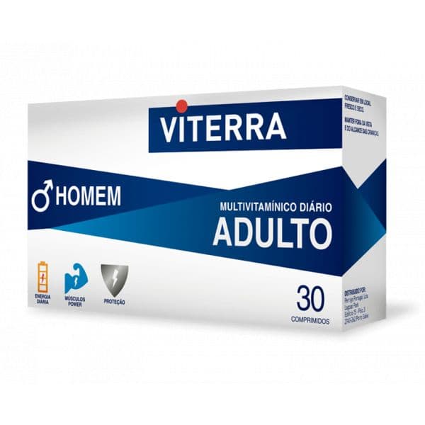 Omega Pharma Viterra Homem 30 Comprimidos