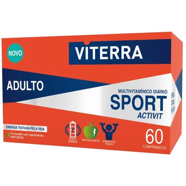 Omega Pharma Viterra Sport Adulto Multivitamínico 60 Comprimidos