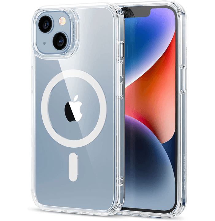 Capa Silicone Magnética Transparente iPhone 15