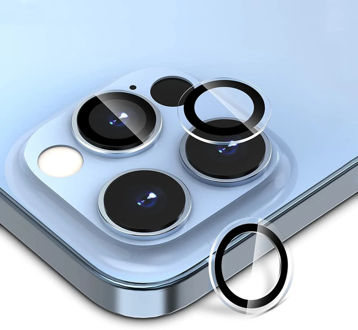 Película Vidro temperado Lente iPhone 14 Pro/ 14 Pro Max Transparente