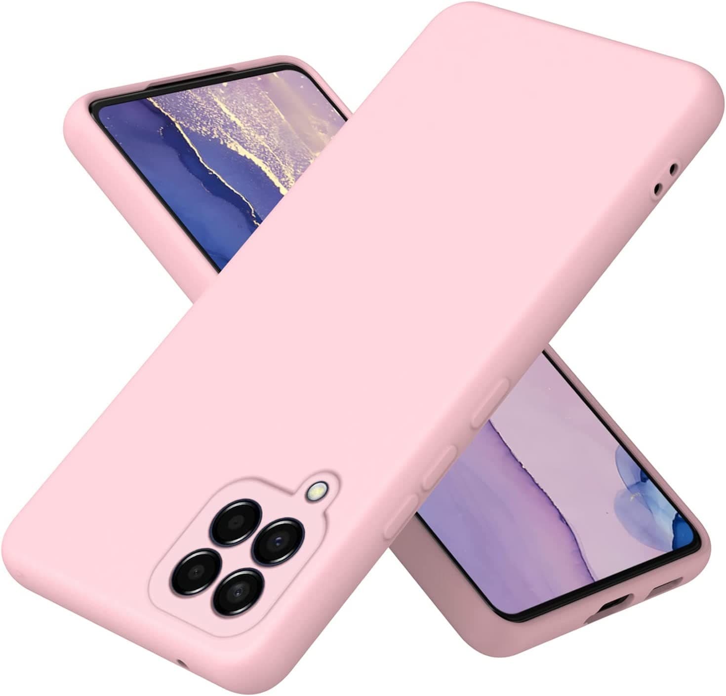 Capa Silicone Líquido Samsung Galaxy M33 5G Rosa - 23742949