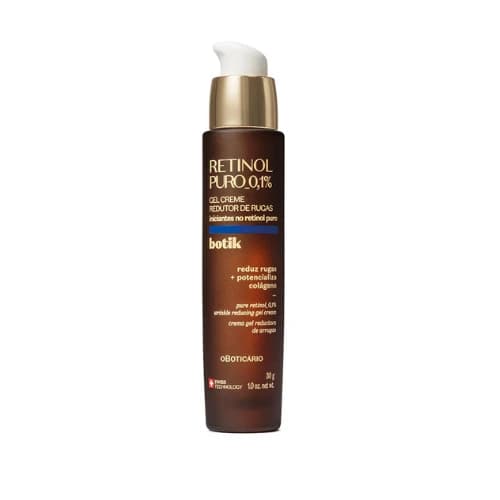 Gel creme Redutor de Rugas Retinol Puro 0,1%, Botik, 30g - Mabeauty