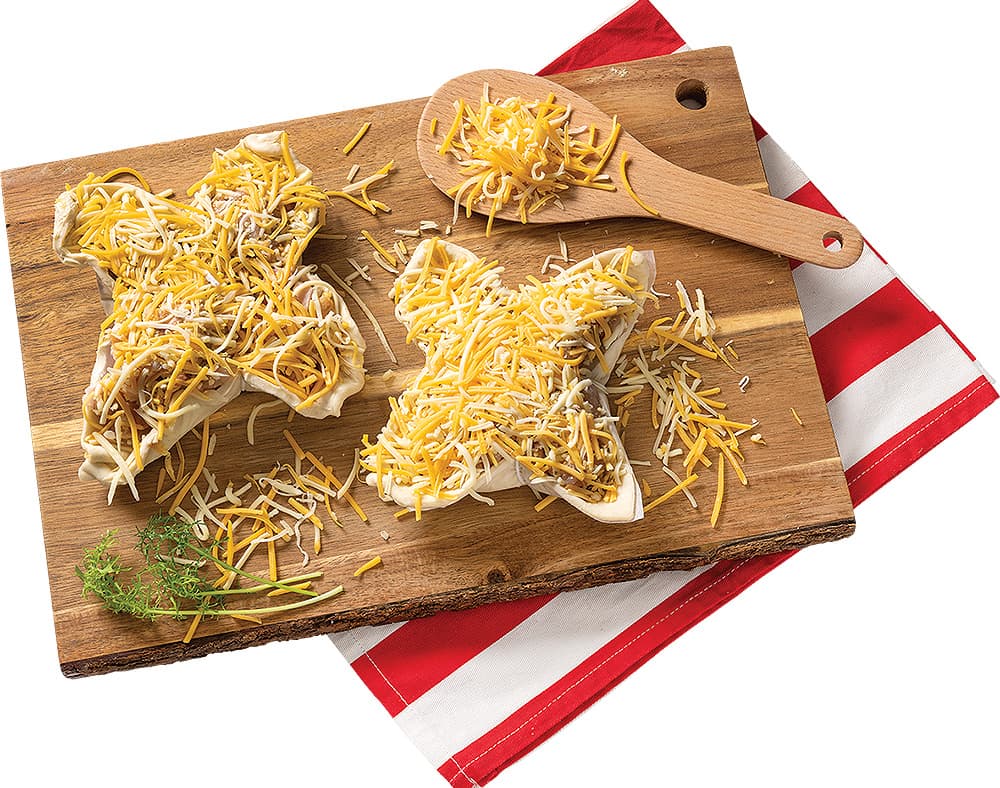 ESTRELA FOLHADA PERU ALHEIRA QUEIJO BACON E ANANÁS KG