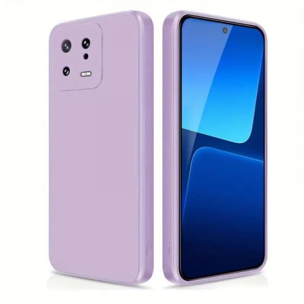 Capa Silicone Líquido 3D para Xiaomi Mi 13 Pro Lilás