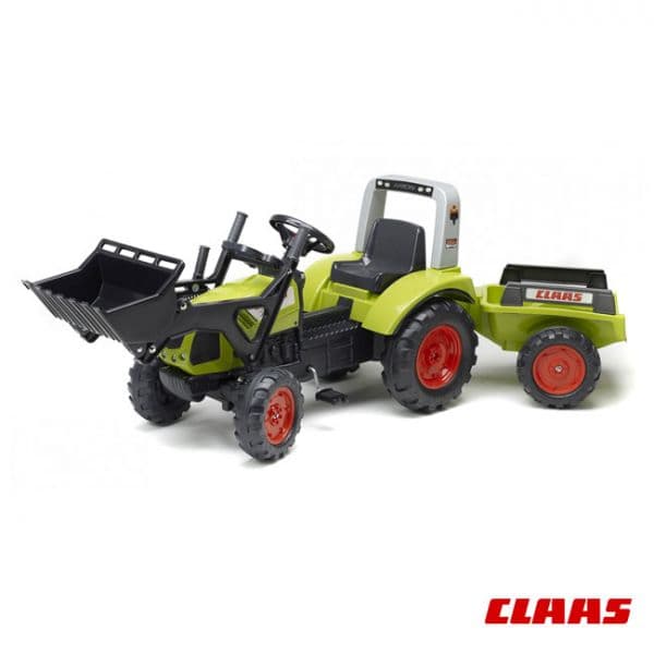 Falk Trator a Pedais Claas Arion 430 + Reboque + Pá - TO-1040AM