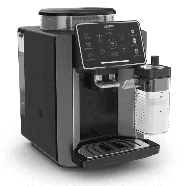 Máquina de Café Krups Automática Sensation Milk EA912910 Preto