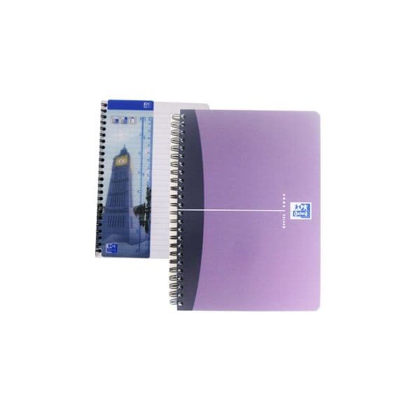 Oxford Caderno Espiral A5 Office Book Capa PP Pautado 90 Fls