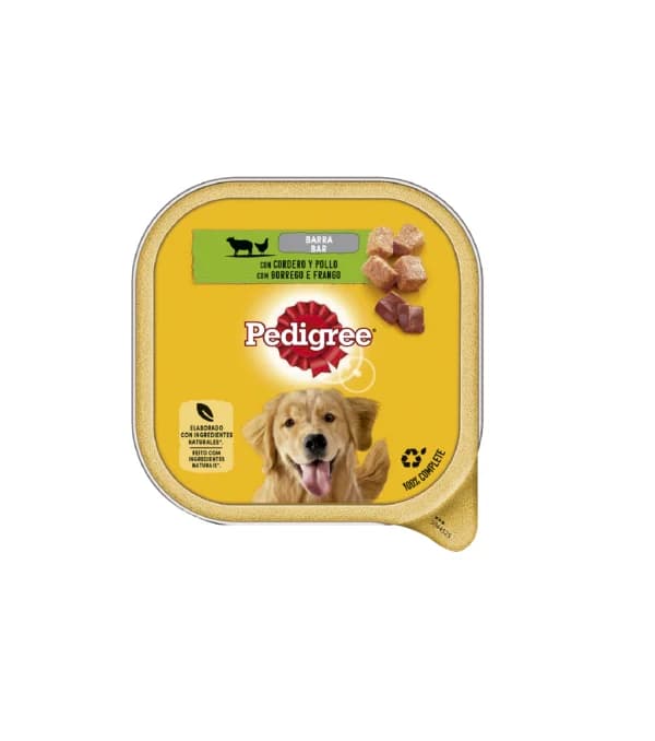Ração Húmida Pedigree Terrina Borrego 300Gr